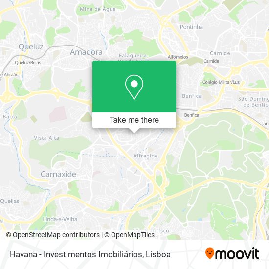 Havana - Investimentos Imobiliários mapa