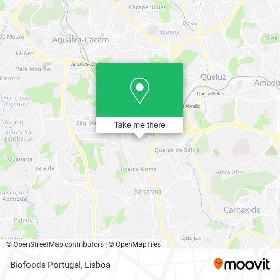 Biofoods Portugal map