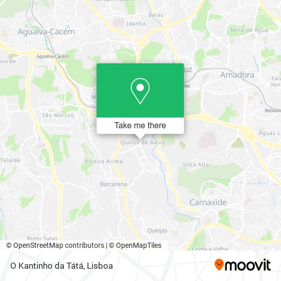 O Kantinho da Tátá mapa