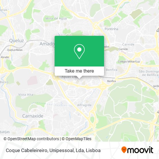 Coque Cabeleireiro, Unipessoal, Lda mapa