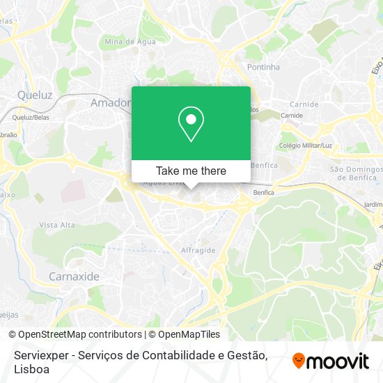 Serviexper - Serviços de Contabilidade e Gestão map