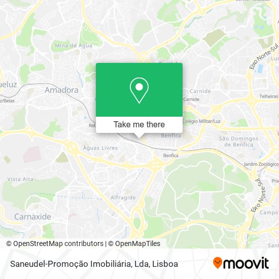 Saneudel-Promoção Imobiliária, Lda mapa