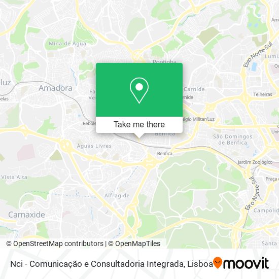 Nci - Comunicação e Consultadoria Integrada mapa