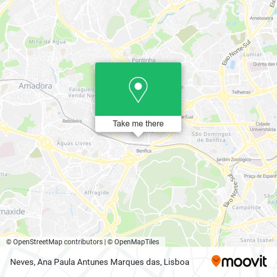 Neves, Ana Paula Antunes Marques das map