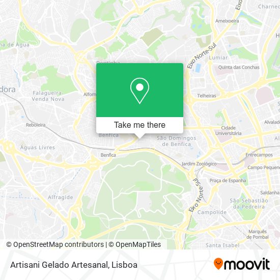 Artisani Gelado Artesanal map