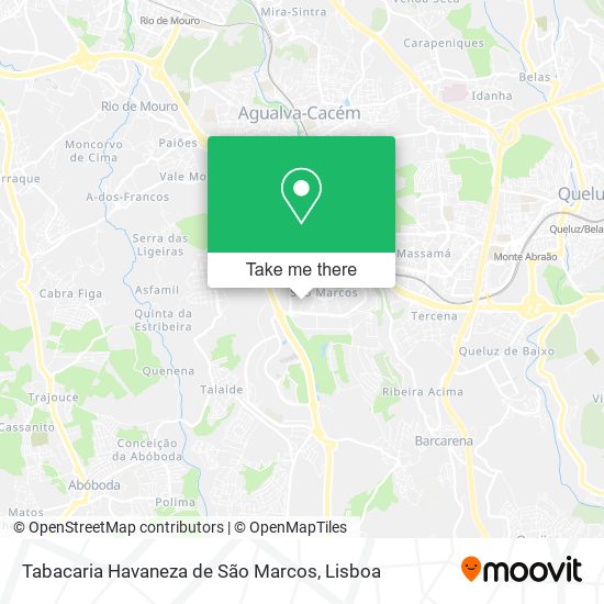 Tabacaria Havaneza de São Marcos map