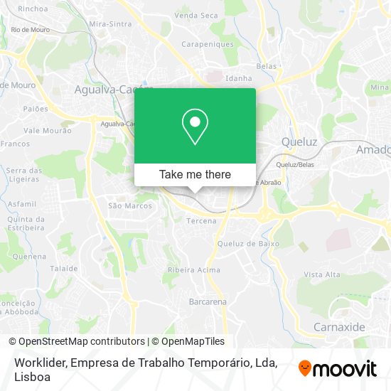 Worklider, Empresa de Trabalho Temporário, Lda mapa