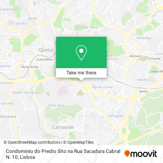 Condominio do Predio Sito na Rua Sacadura Cabral N. 10 map