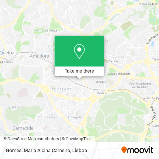 Gomes, Maria Alcina Carneiro mapa