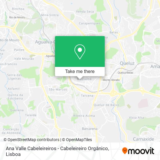 Ana Valle Cabeleireiros - Cabeleireiro Orgânico mapa