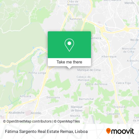 Fátima Sargento Real Estate Remax mapa