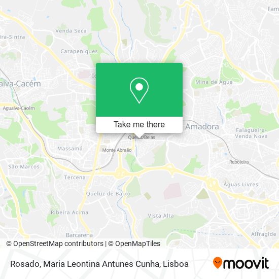 Rosado, Maria Leontina Antunes Cunha map