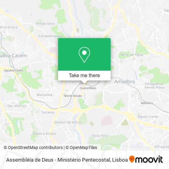 Assembléia de Deus - Ministério Pentecostal mapa