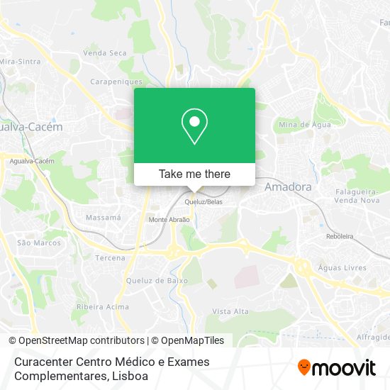 Curacenter Centro Médico e Exames Complementares map