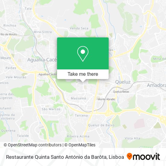 Restaurante Quinta Santo António da Barôta map