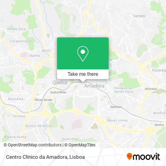 Centro Clínico da Amadora map