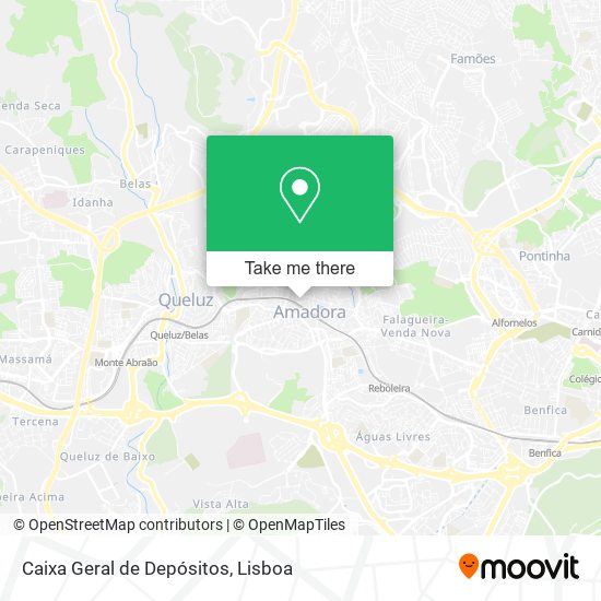 Caixa Geral de Depósitos mapa