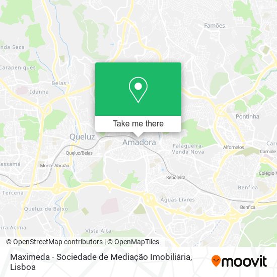 Maximeda - Sociedade de Mediação Imobiliária mapa