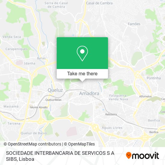 SOCIEDADE INTERBANCARIA DE SERVICOS S A SIBS mapa