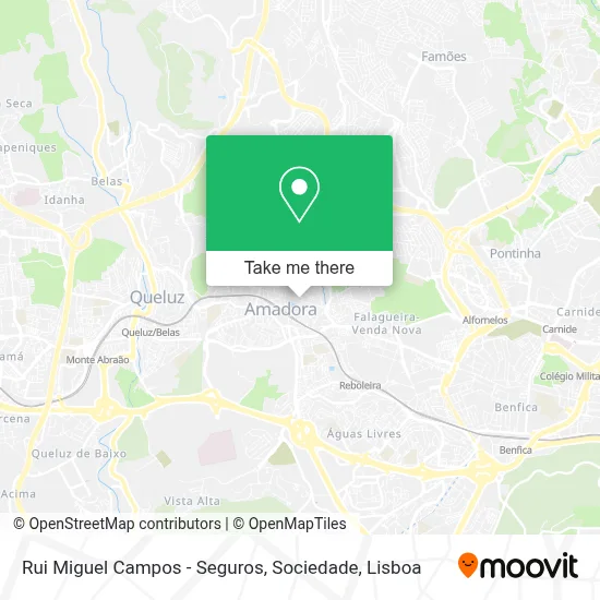 Rui Miguel Campos - Seguros, Sociedade map