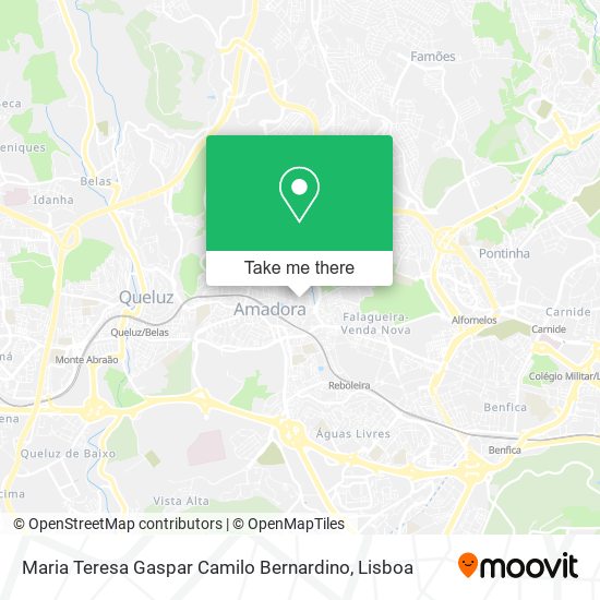 Maria Teresa Gaspar Camilo Bernardino map