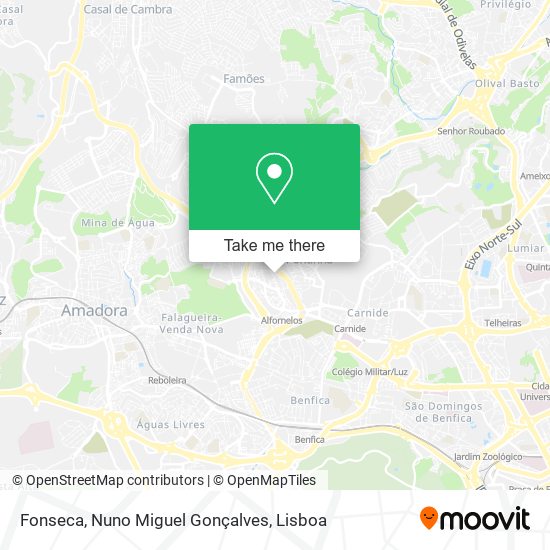 Fonseca, Nuno Miguel Gonçalves mapa