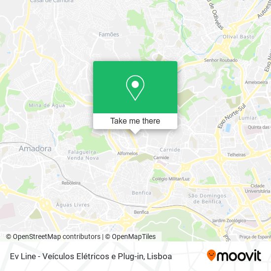 Ev Line - Veículos Elétricos e Plug-in map