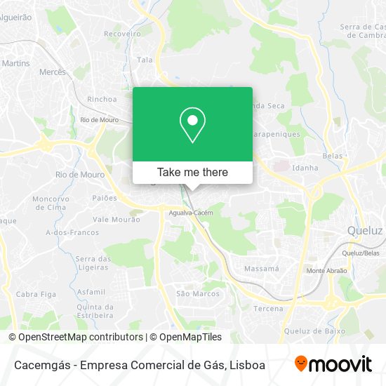 Cacemgás - Empresa Comercial de Gás map