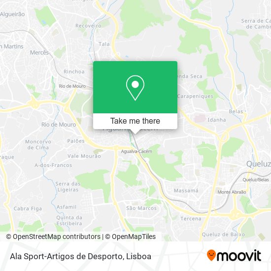 Ala Sport-Artigos de Desporto mapa