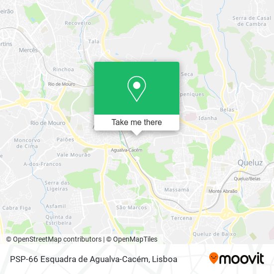 PSP-66 Esquadra de Agualva-Cacém mapa