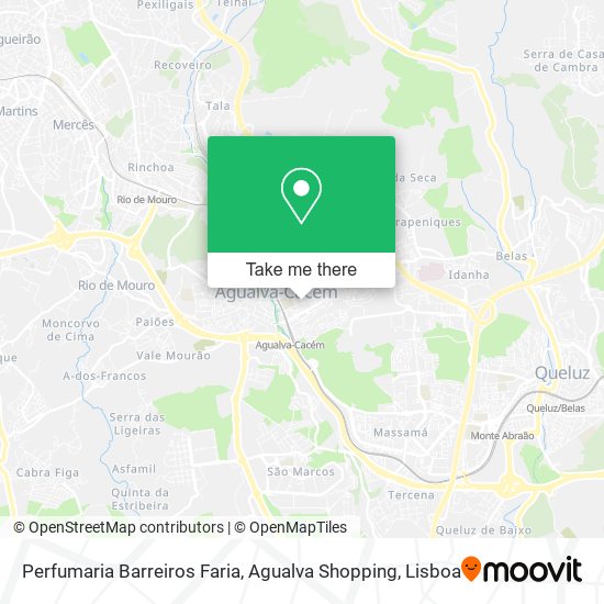 Perfumaria Barreiros Faria, Agualva Shopping mapa
