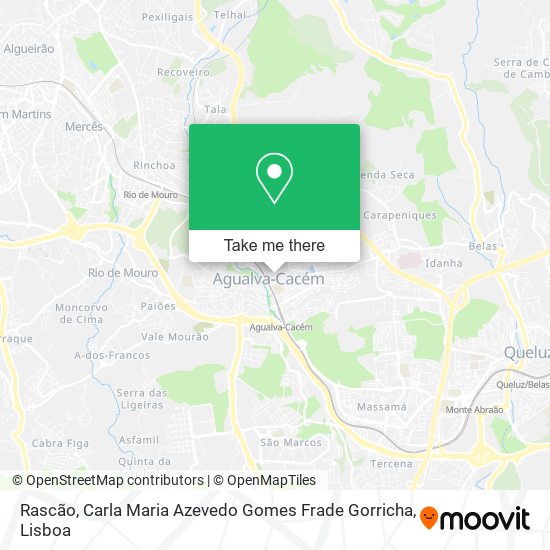 Rascão, Carla Maria Azevedo Gomes Frade Gorricha map