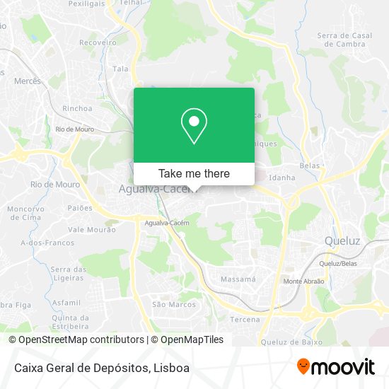 Caixa Geral de Depósitos mapa