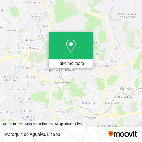 Paróquia de Agualva map