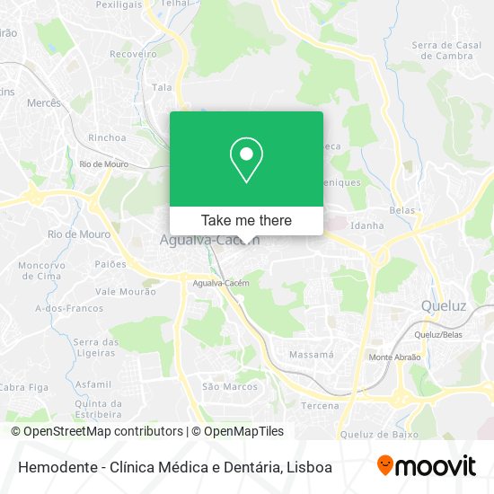 Hemodente - Clínica Médica e Dentária map