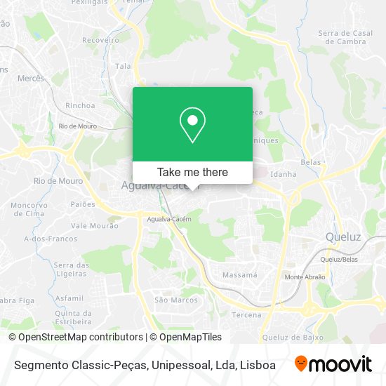 Segmento Classic-Peças, Unipessoal, Lda mapa
