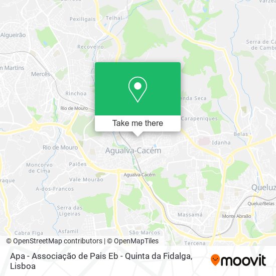 Apa - Associação de Pais Eb - Quinta da Fidalga map
