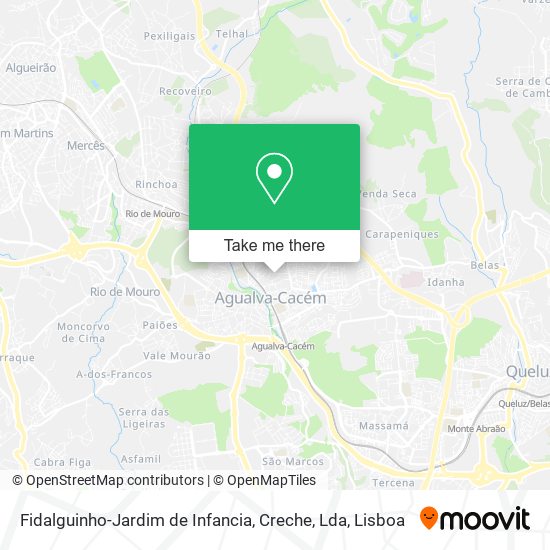 Fidalguinho-Jardim de Infancia, Creche, Lda mapa