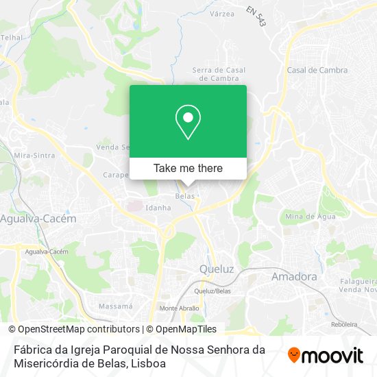 Fábrica da Igreja Paroquial de Nossa Senhora da Misericórdia de Belas map