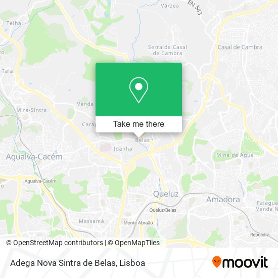 Adega Nova Sintra de Belas map