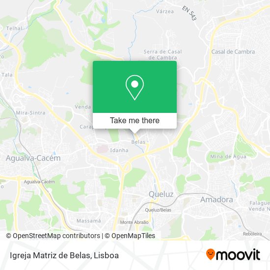 Igreja Matriz de Belas map