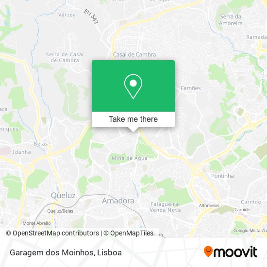 Garagem dos Moinhos map