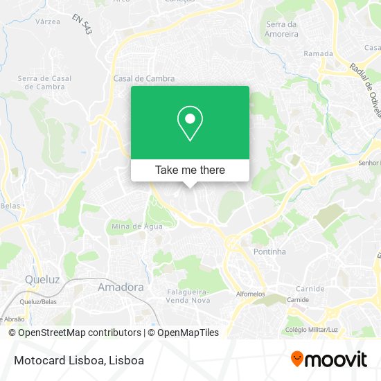 Motocard Lisboa map