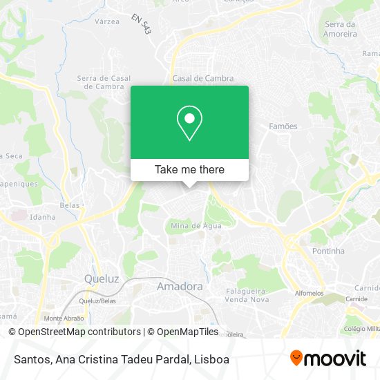 Santos, Ana Cristina Tadeu Pardal mapa