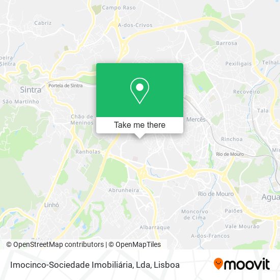 Imocinco-Sociedade Imobiliária, Lda mapa