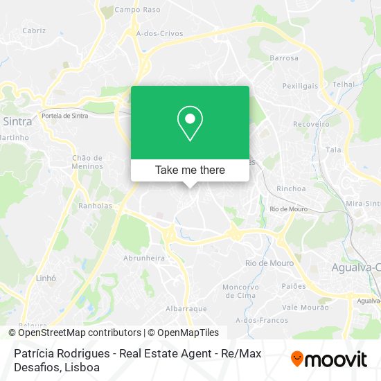 Patrícia Rodrigues - Real Estate Agent - Re / Max Desafios mapa