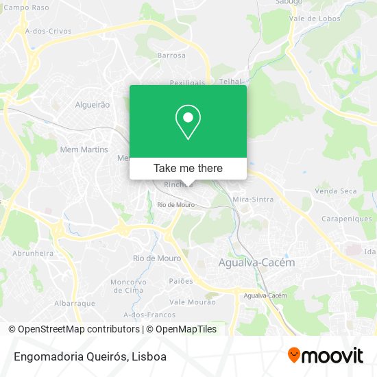 Engomadoria Queirós map