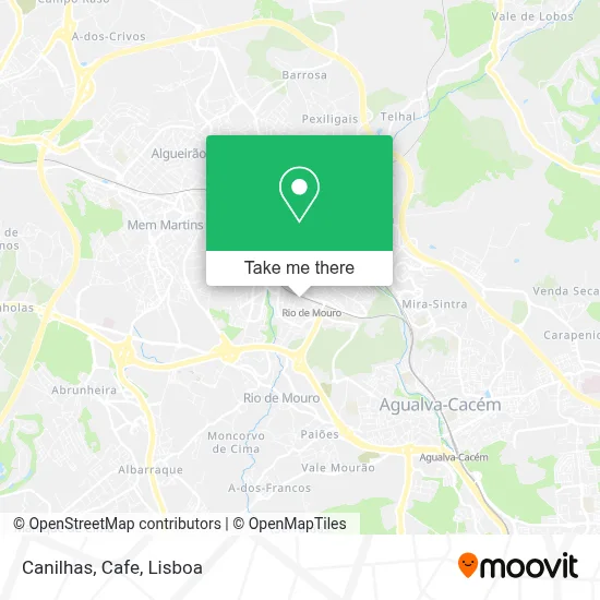 Canilhas, Cafe map