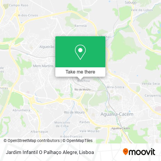 Jardim Infantil O Palhaço Alegre map