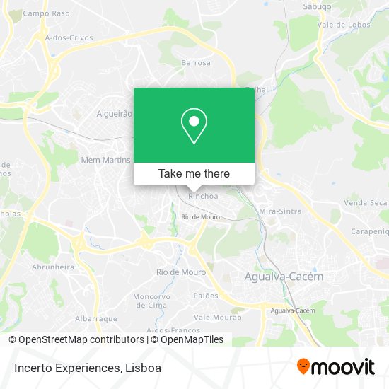 Incerto Experiences mapa
